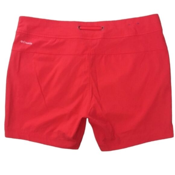 ☔️🔸️Columbia Red Omni-Shield Repellancy Shorts Size 6 - Picture 2 of 11